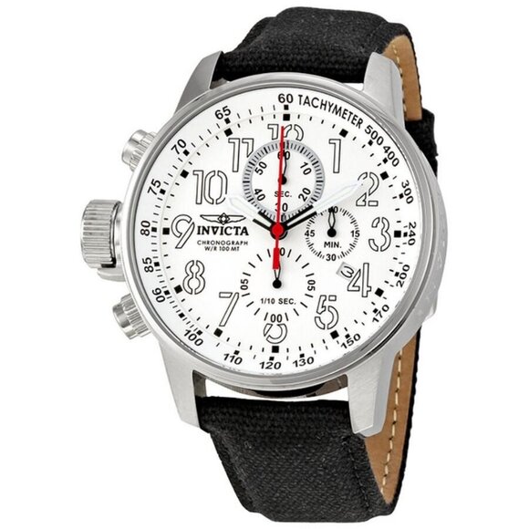NWT Authentic Invicta Lefty Force Chronograph White Dial Men's Watch - Picture 1 of 4